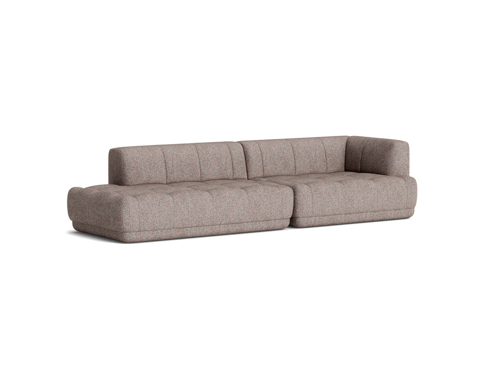 Quilton Sofa - Combination 10 by HAY - Right Armrest / Swarm