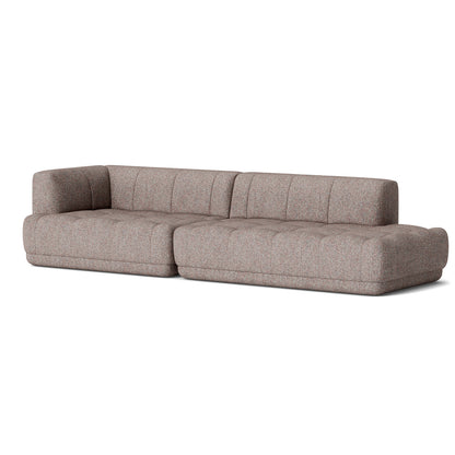 Quilton Sofa - Combination 10 by HAY - Left Armrest / Swarm