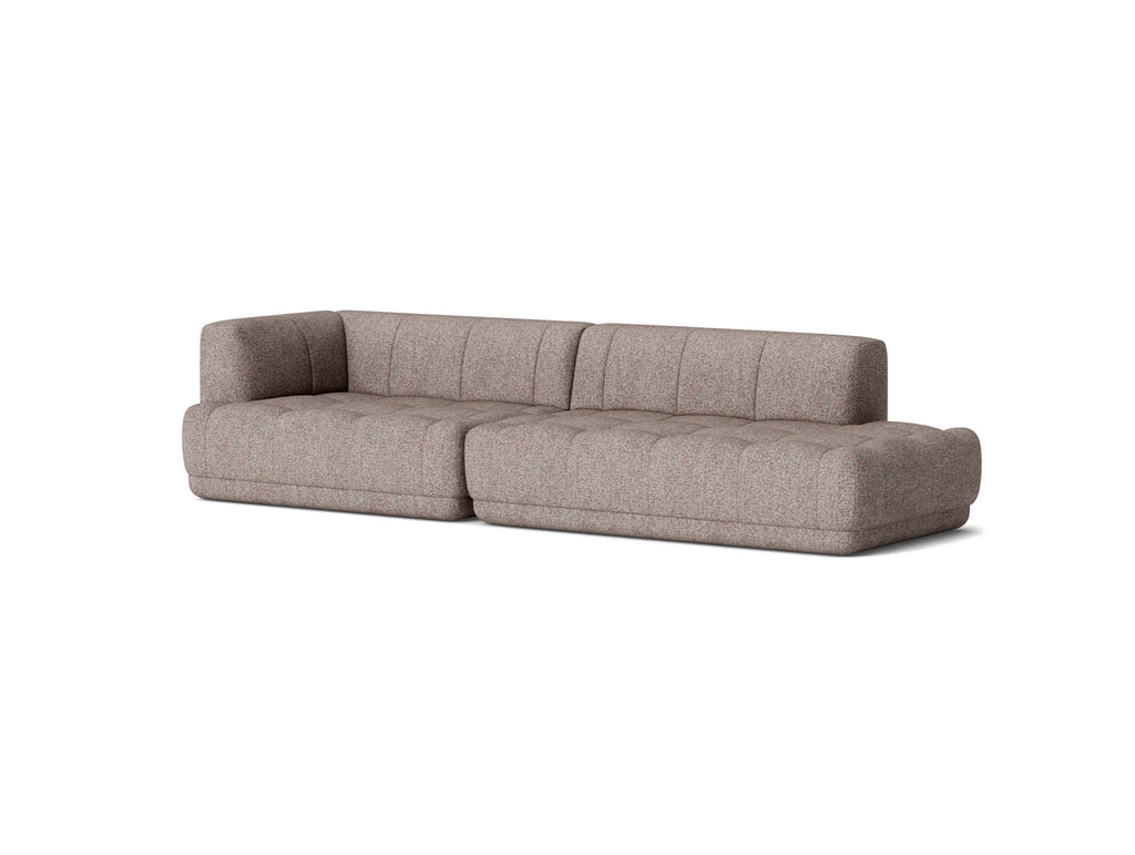 Quilton Sofa - Combination 10 by HAY - Left Armrest / Swarm
