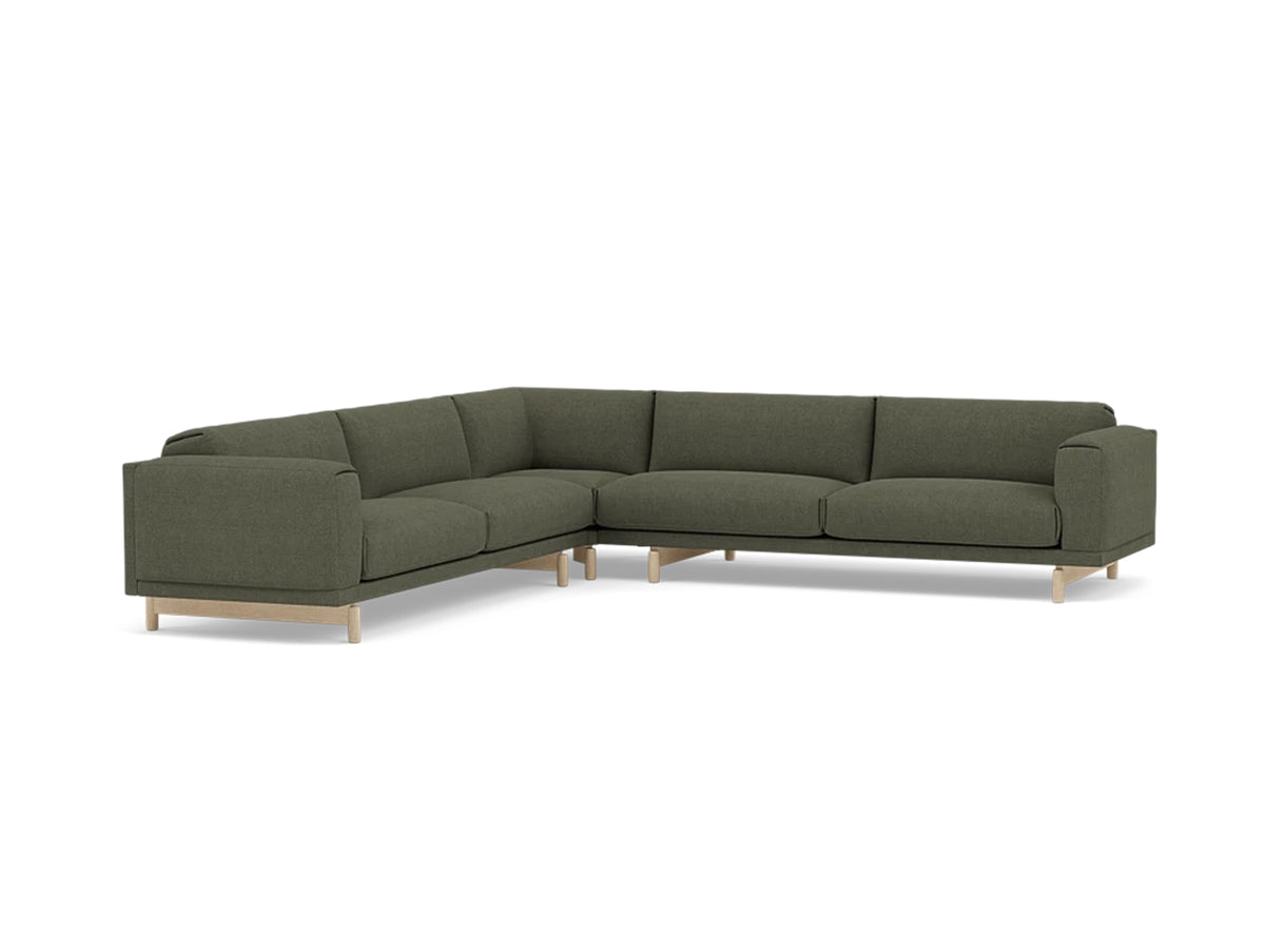 Rest Corner Sofa by Muuto - Oak Base / Fiord 961