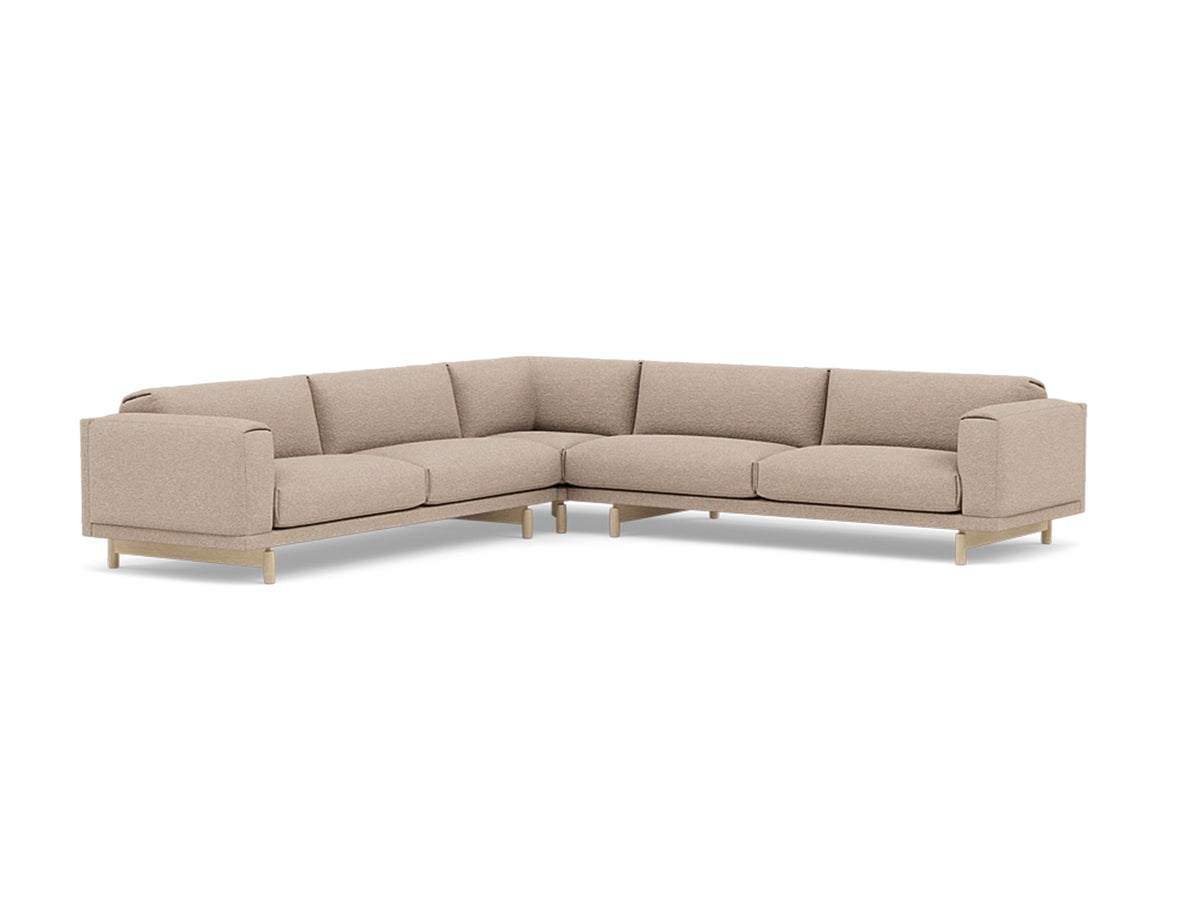 Rest Corner Sofa by Muuto - Oak Base / Hearth 6