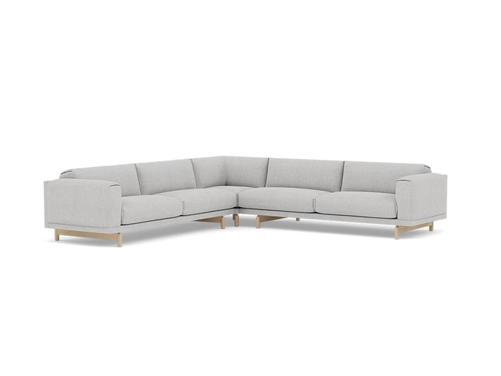 Rest Corner Sofa by Muuto - Oak Base / Remix 123