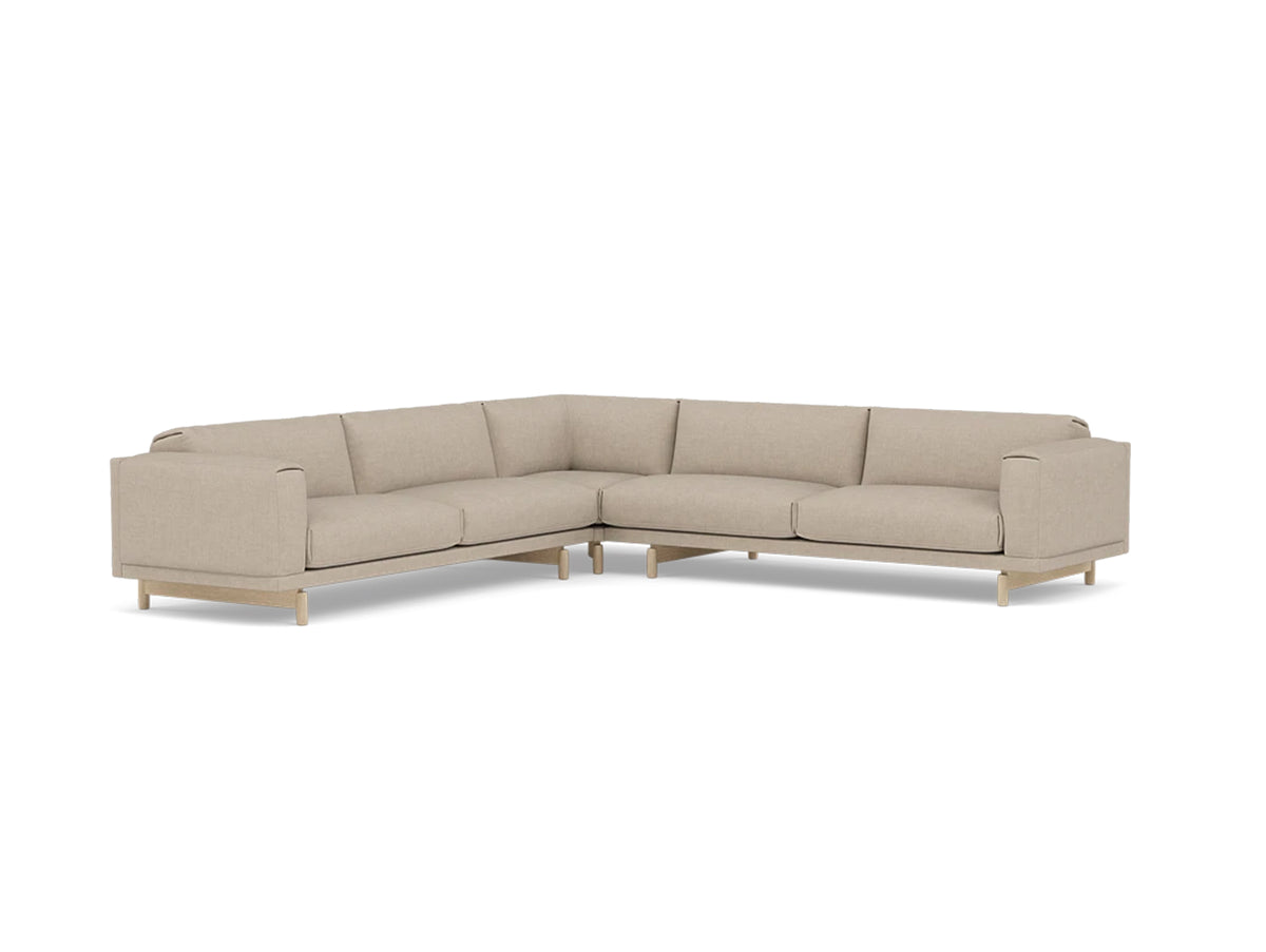 Rest Corner Sofa by Muuto - Oak Base / Technicolour 200