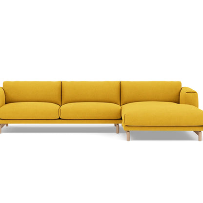 Rest Sofa with Right Chaise Longue (Sitting Left) by Muuto - Hallingdal 65 457