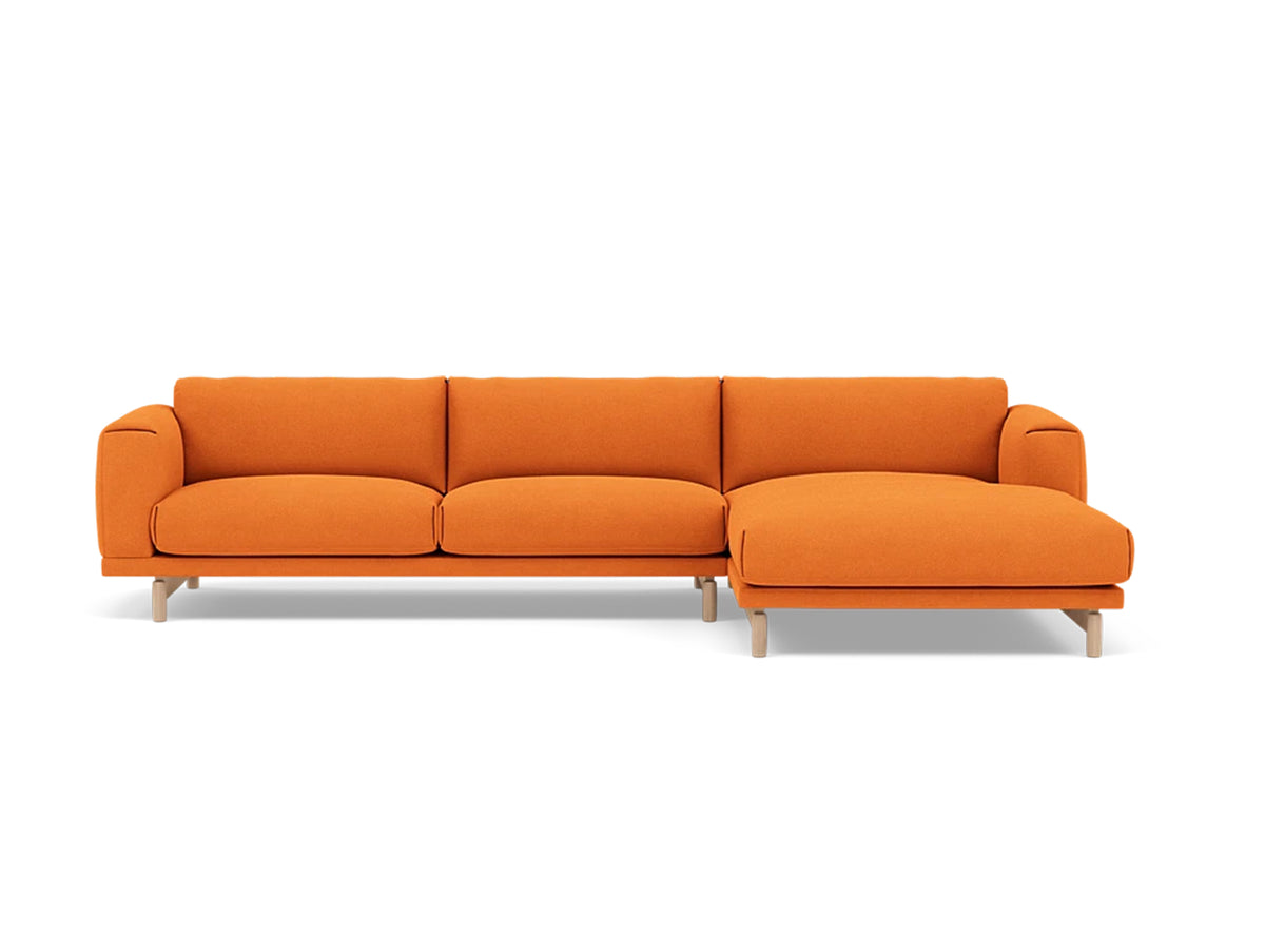 Rest Sofa with Right Chaise Longue (Sitting Left) by Muuto - Hallingdal 65 547