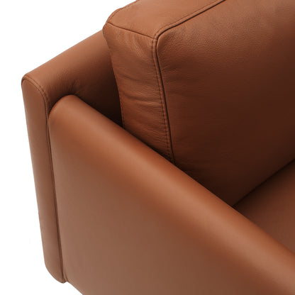 Rar 3-Seater Sofa by Normann Copenhagen - Omaha Leather Cognac