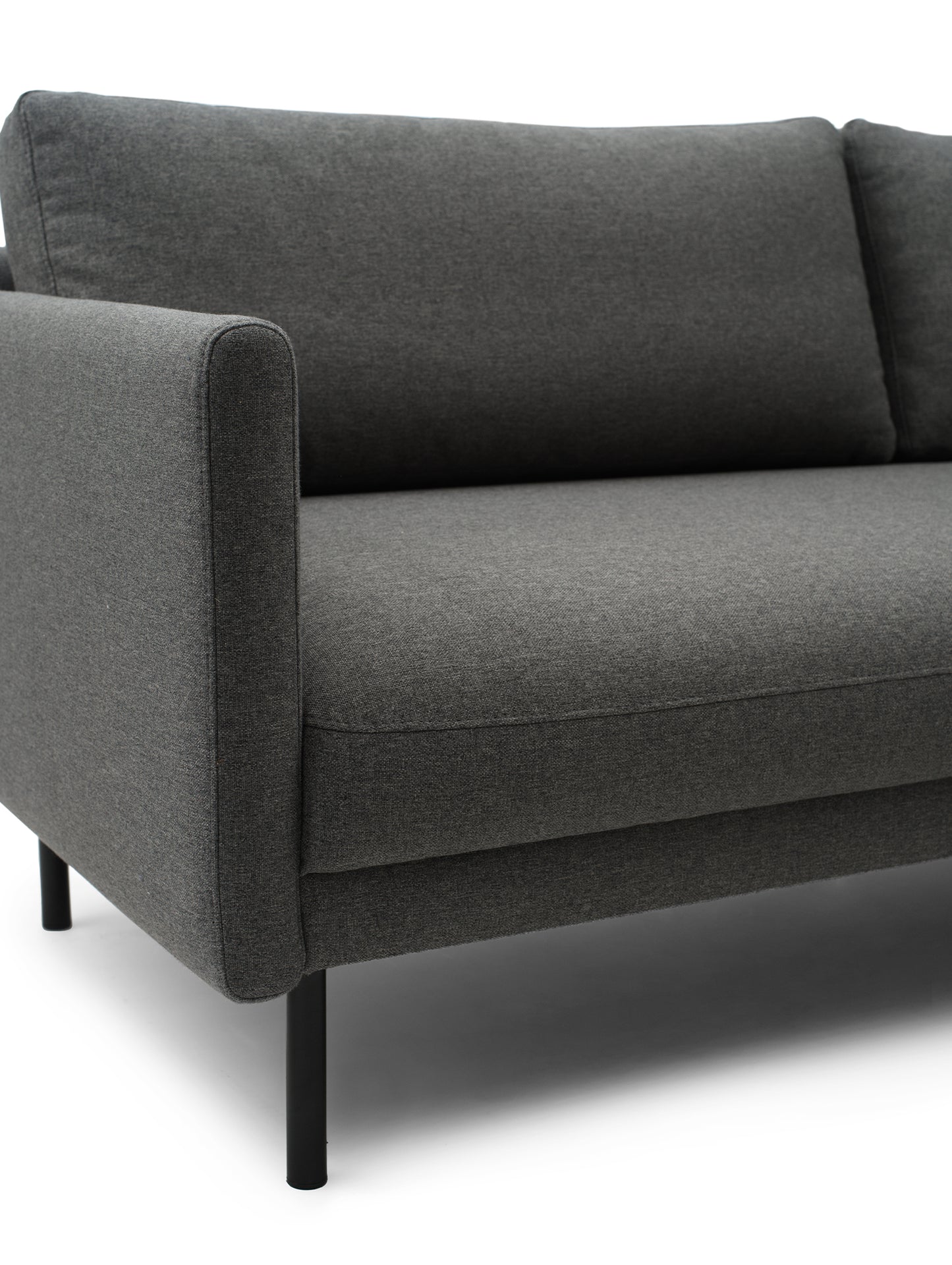 Rar 3-Seater Sofa by Normann Copenhagen - Re-Born Dark Grey