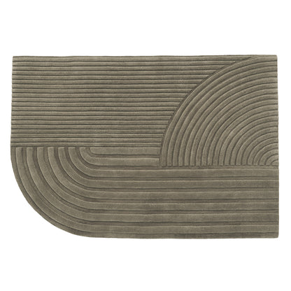 Relevo Rug by Muuto - 170 x 240 cm / Taupe