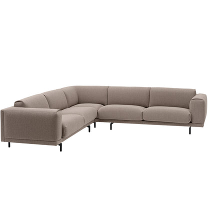 Rest Corner Sofa by Muuto - Black Metal Base / Hearth 6