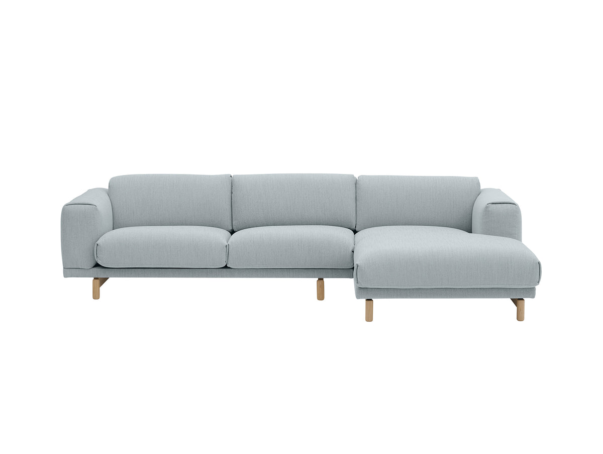 Rest Sofa with Right Chaise Longue (Sitting Left) by Muuto - Ecriture 710