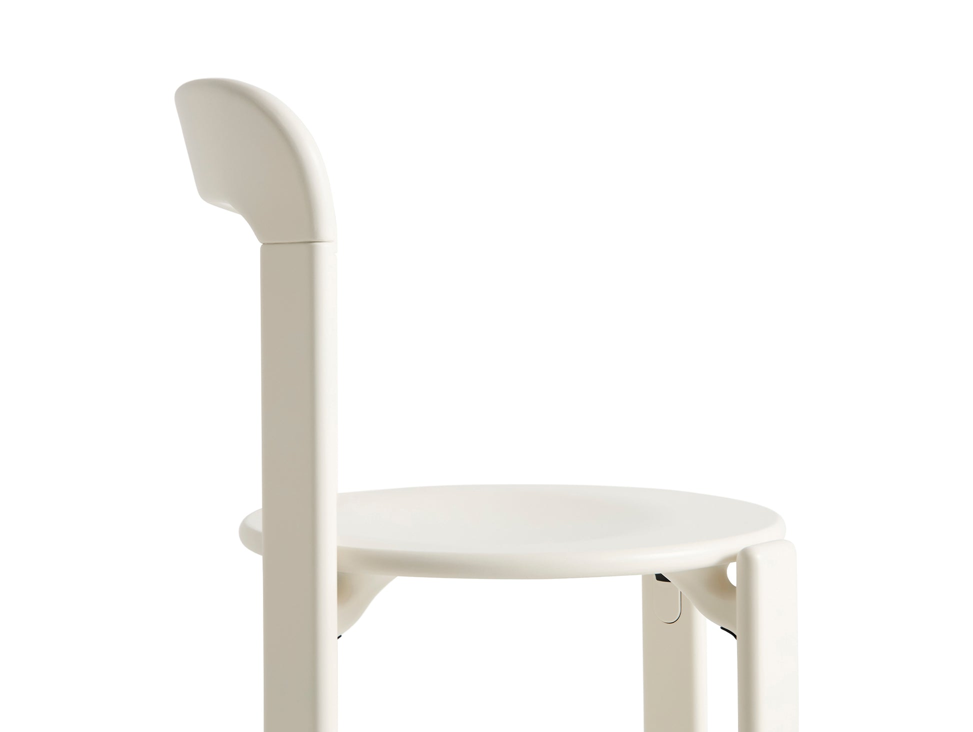 Rey Chair by HAY - Cream White Lacquered Beech