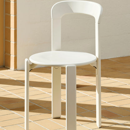 Rey Chair by HAY - Cream White Lacquered Beech