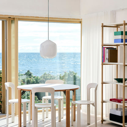 Rey Chair by HAY - Cream White Lacquered Beech