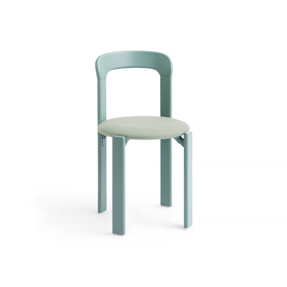 Rey Chair Upholstered by HAY - Fall Green Lacquered Beech / Relate 921