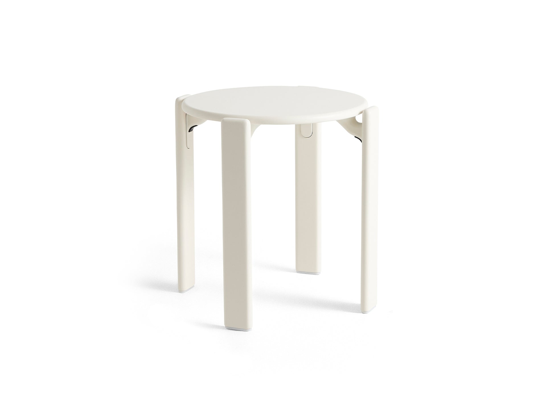 Rey Low Stool by HAY - Cream White