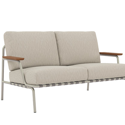 Settle 2-Seater Sofa by Muuto / Grey Frame / Ribbed Weave 03
