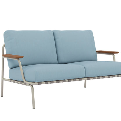 Settle 2-Seater Sofa by Muuto / Grey Frame / Ribbed Weave 17