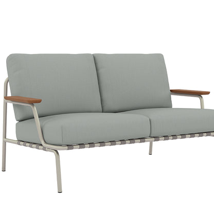 Settle 2-Seater Sofa by Muuto / Grey Frame / Ribbed Weave 20