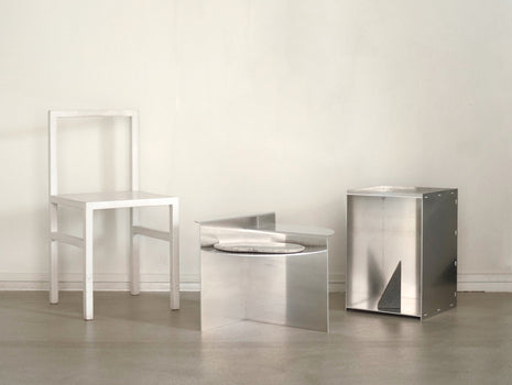 Rivet Box Table by Frama