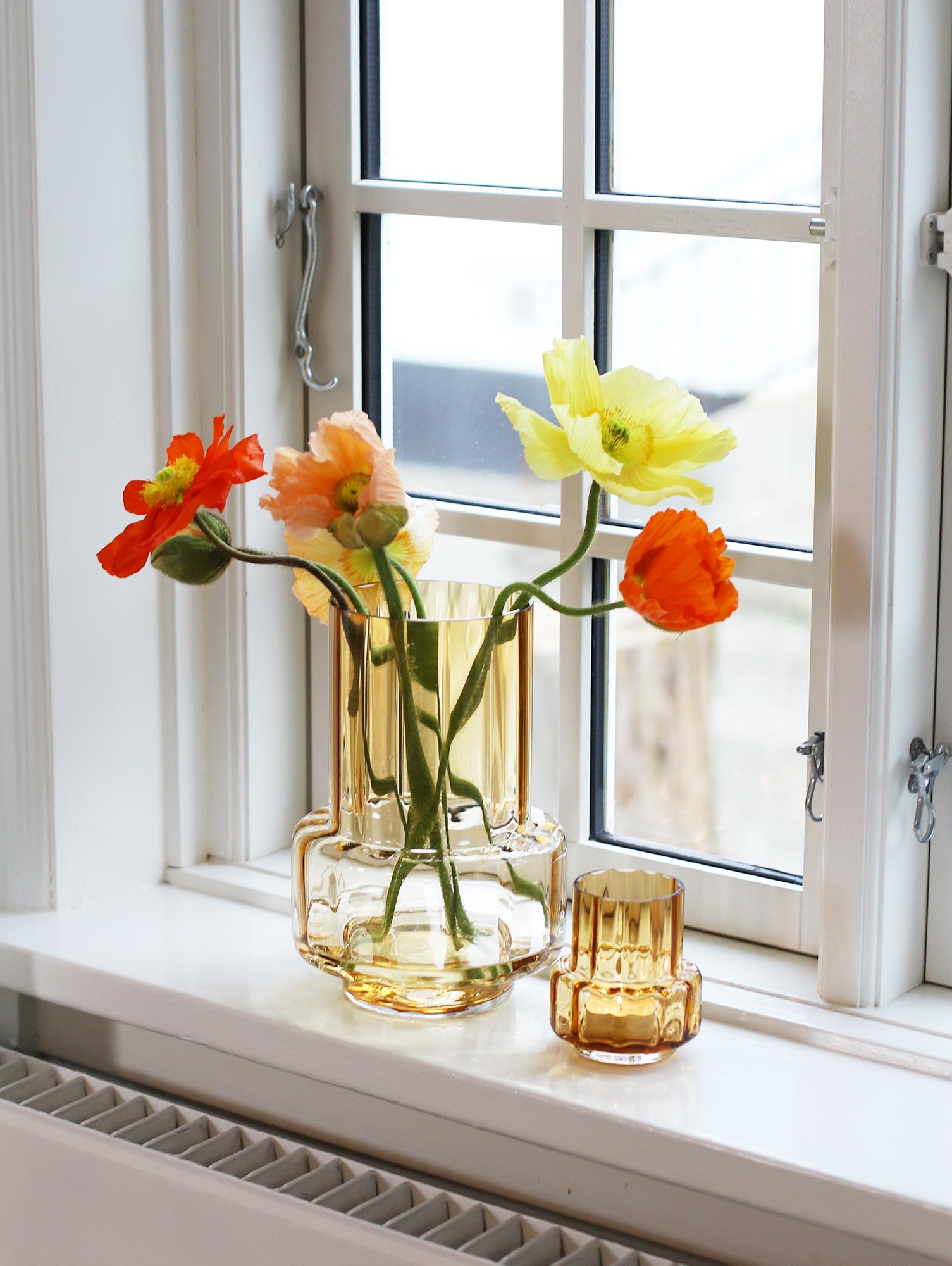 Hurricane Reflections Tealight No. 25 by Ro Collection - Amber