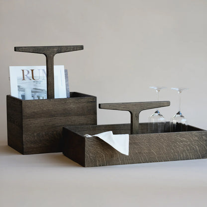 Toolbox by Ro Collection - Dark Stained Oak