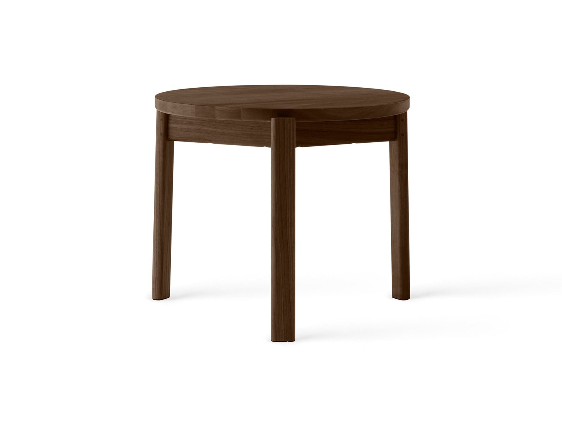 Passage Lounge Table by Menu - D50 cm / dark stained oak