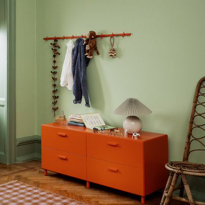 Relief Hook Rail by HAY - Large / Orange