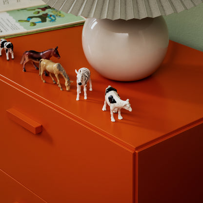 Relief Drawer with Legs- Low by String - Orange