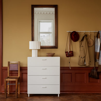 Relief Drawers with Plinth - Wide by String - White