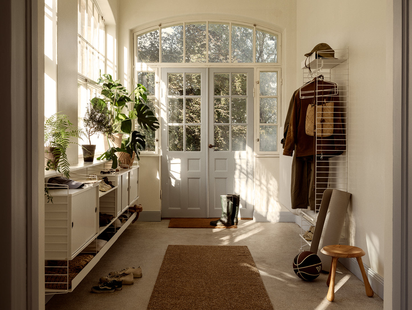 String Metal Shoe Shelves by String  - White