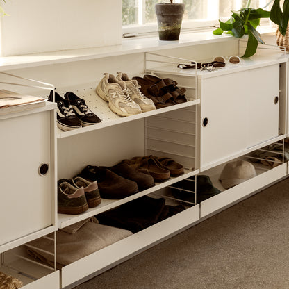 String Metal Shoe Shelves by String  - White