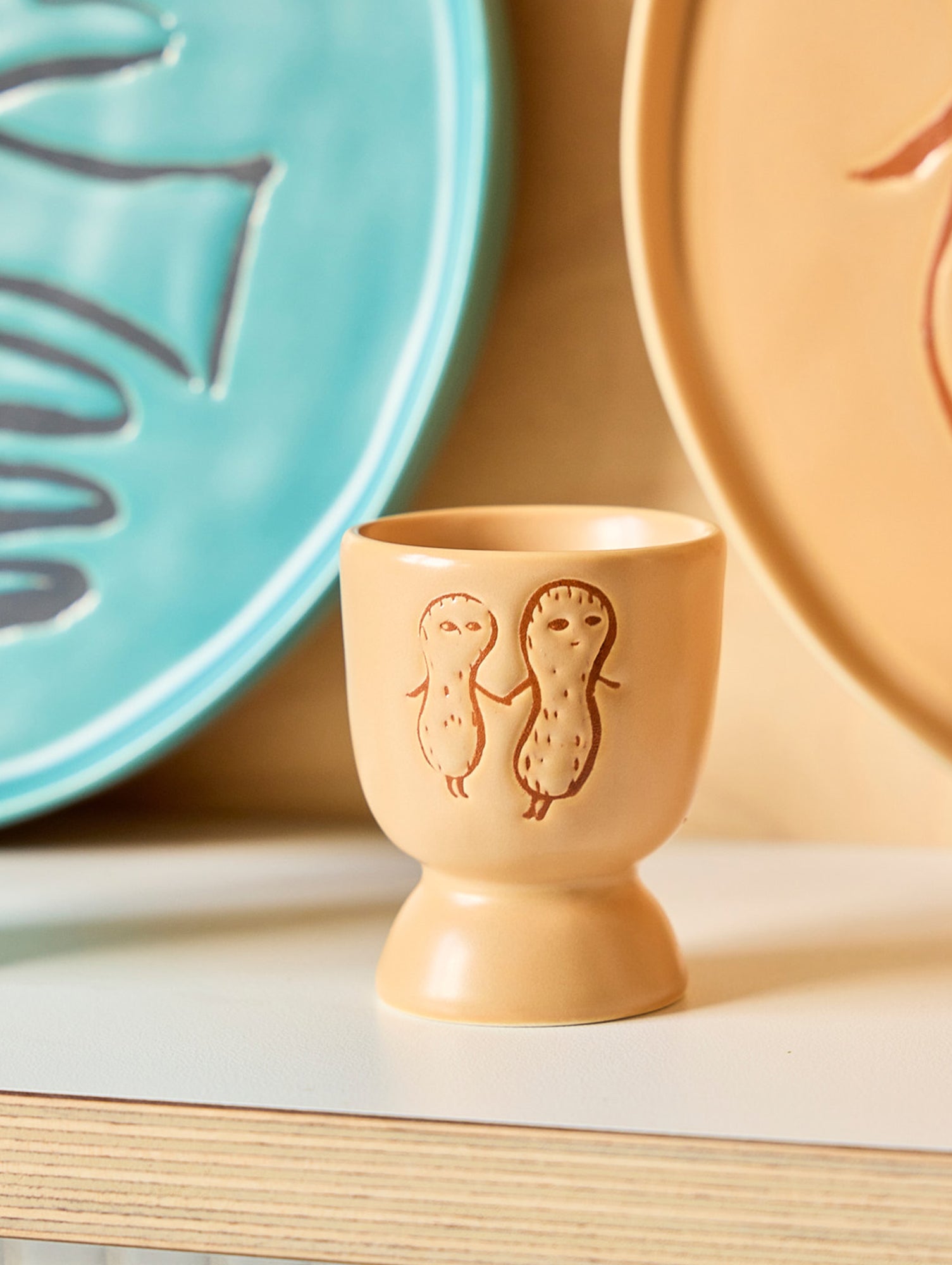 Peanut Egg Cup by Donna Wilson