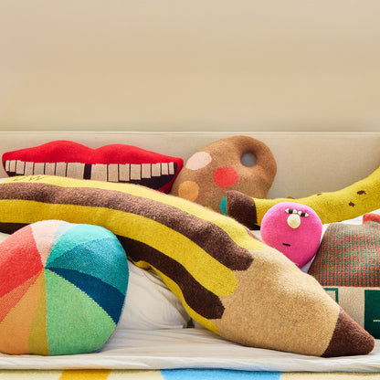 Banana Shaped Cushion by Donna Wilson