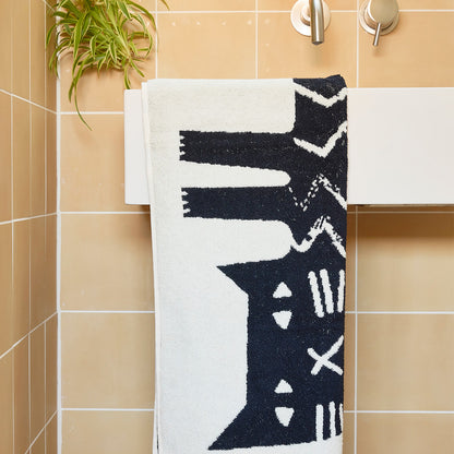 Lazy Cat Towels by Donna Wilson