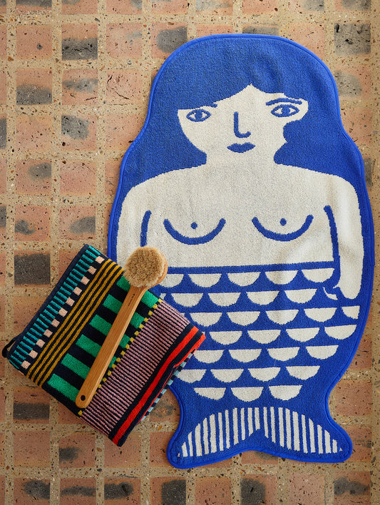Mermaid Bath Mat by Donna Wilson