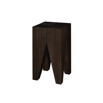 Backenzahn Stool by e15 -  Dark Brown Stained Lacquered Oak