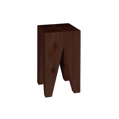 Backenzahn Side Table by e15 - Chocolate Brown Stained Lacquered Oak