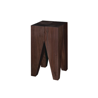 Backenzahn Stool by e15 -  Chocolate Brown Stained Lacquered Oak