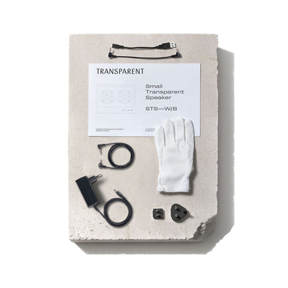 Small Transparent Speaker by Transparent - Black