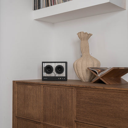 Small Transparent Speaker by Transparent - Black