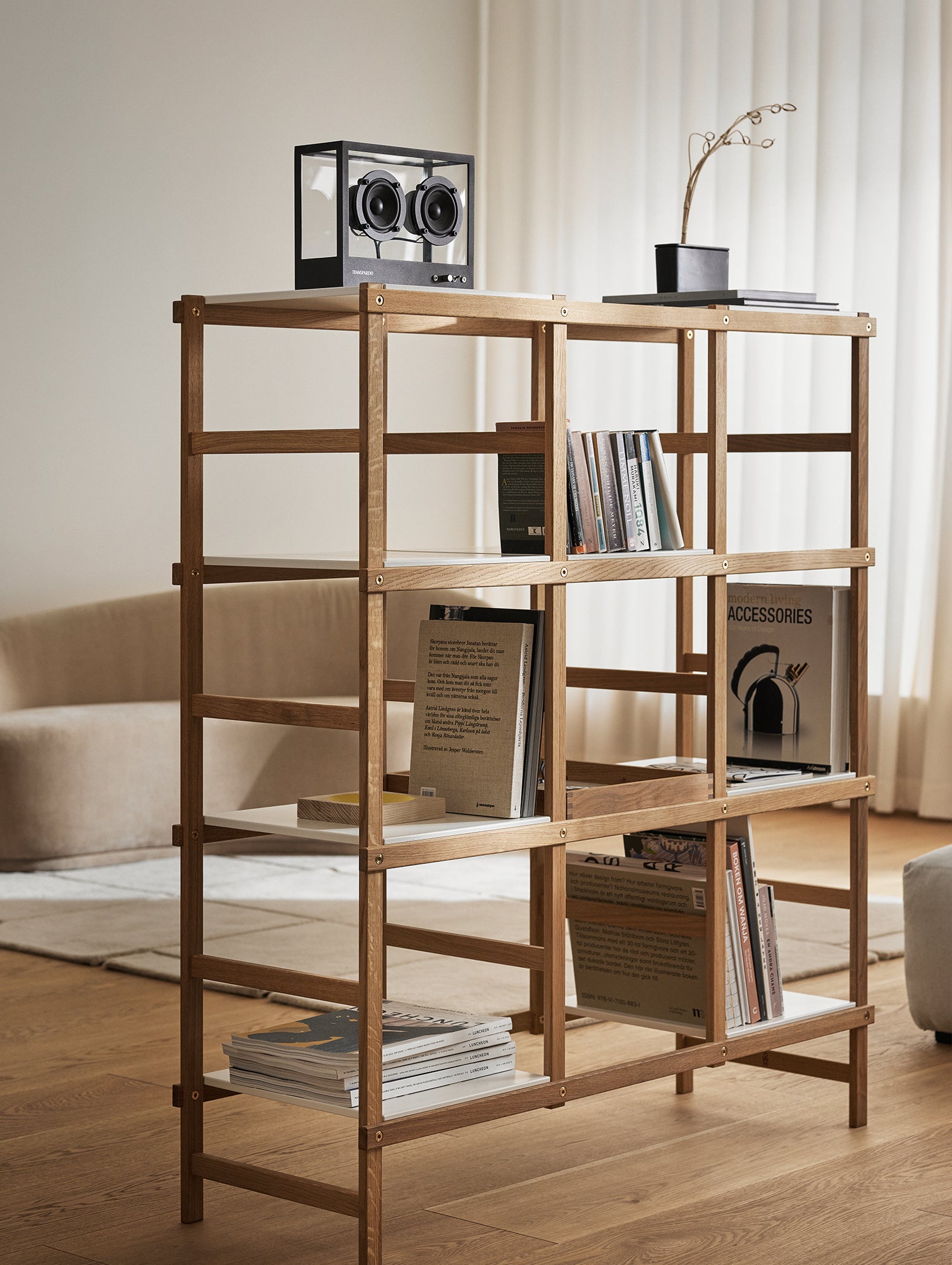 Small Transparent Speaker by Transparent - Black