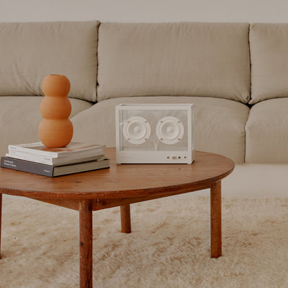 Small Transparent Speaker by Transparent - White