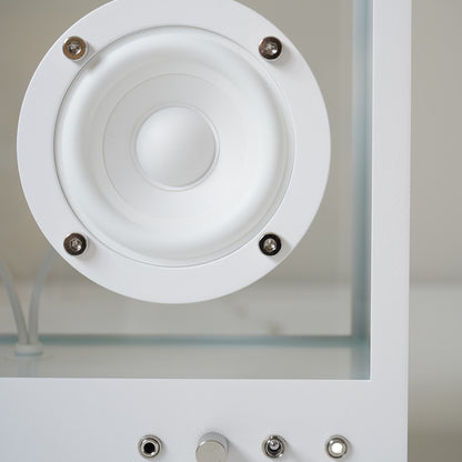 Small Transparent Speaker by Transparent - White