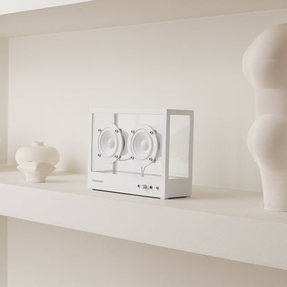 Small Transparent Speaker by Transparent - White