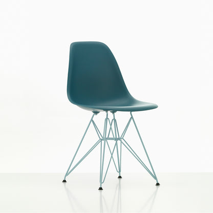 Eames DSR Plastic Side Chair by Vitra - Sea Blue 83 Seat / Sky Blue 93 Base