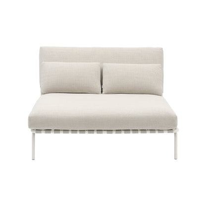 Settle Lounge Bed without Armrest by Muuto - Grey Frame / Laze 01