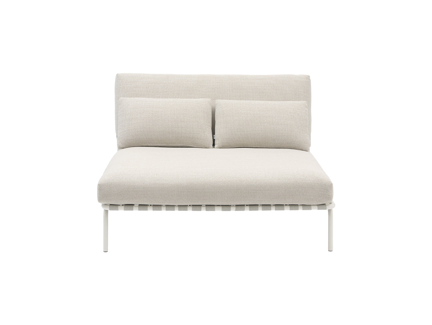 Settle Lounge Bed without Armrest by Muuto - Grey Frame / Laze 01