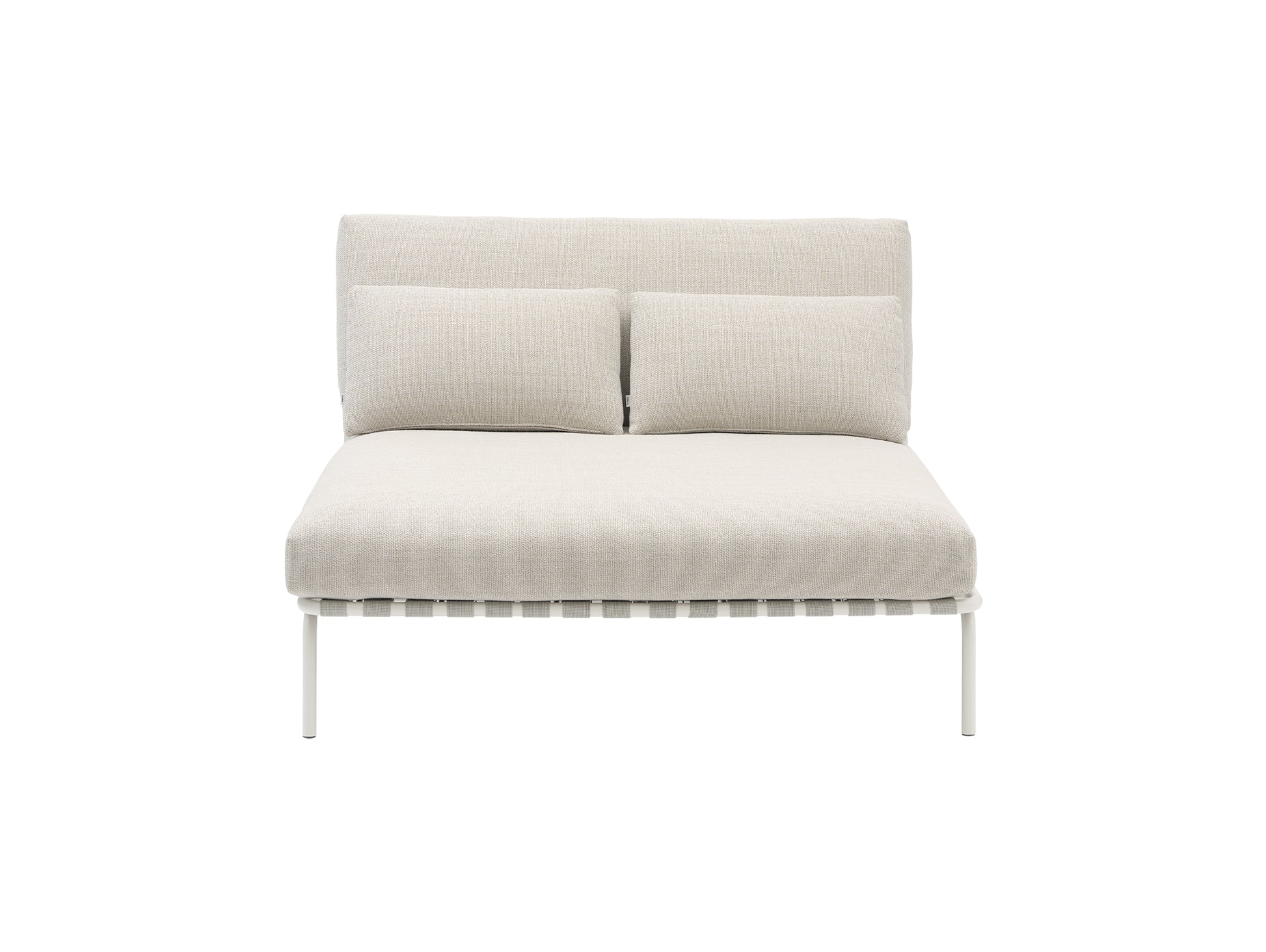 Settle Lounge Bed without Armrest by Muuto - Grey Frame / Laze 01