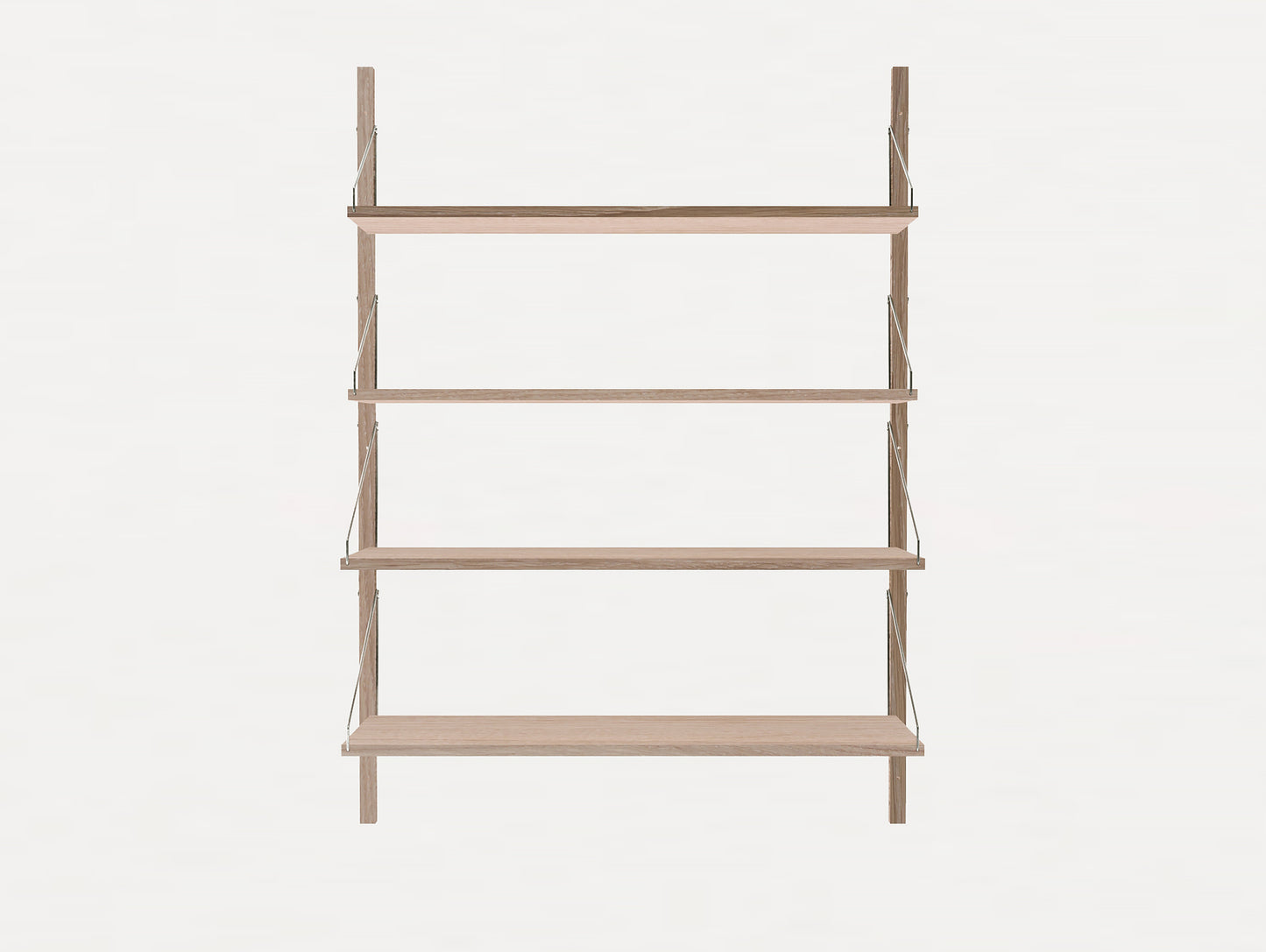 Frama Shelf Library / 1148 mm Single Section / White Oiled Oak / Ex-Display