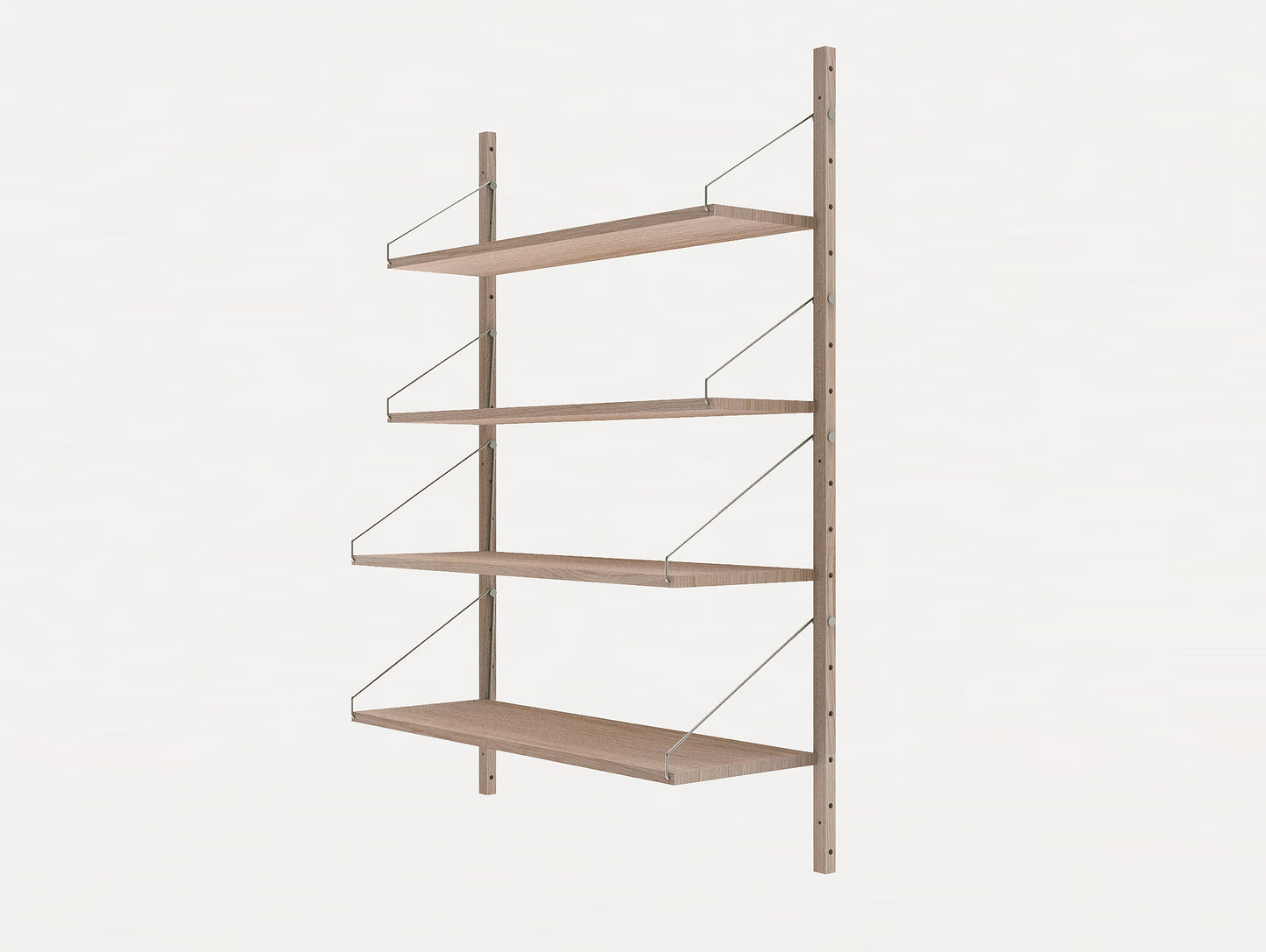 Frama Shelf Library / 1148 mm Single Section / White Oiled Oak / Ex-Display